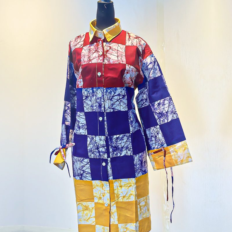 Ankara Shirt dress