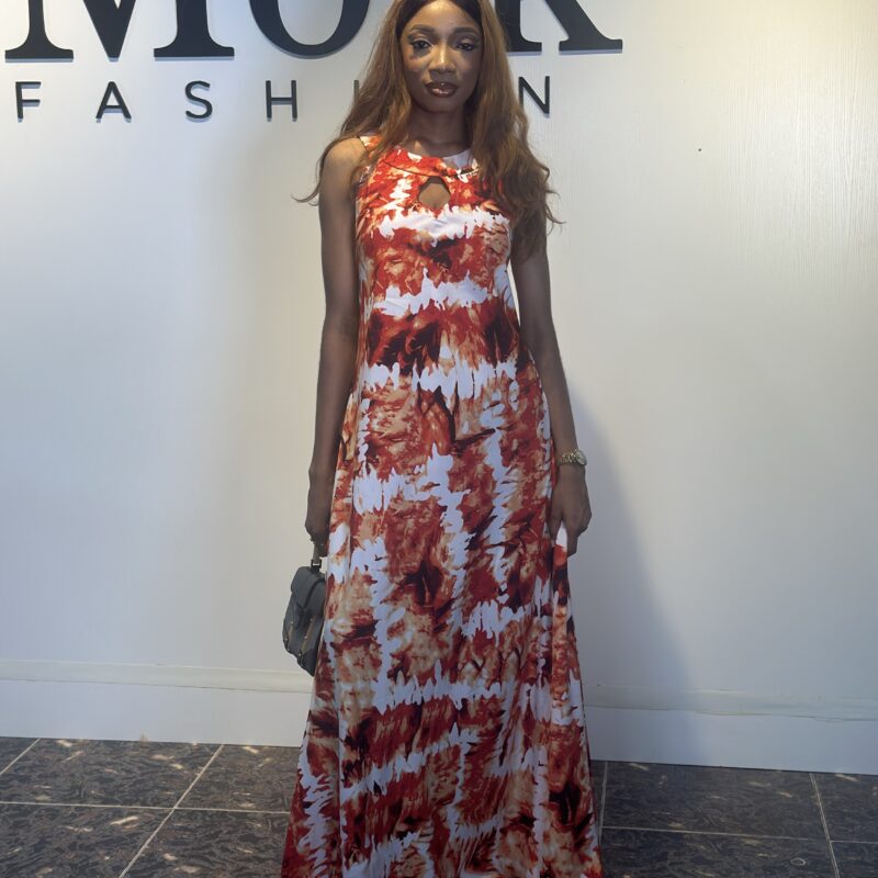flare maxi dress